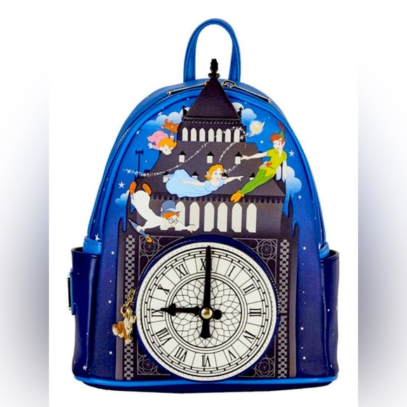 Loungefly Disney Peter Pan and Wendy Glow in the Dark Mini Backpack NWT - Picture 1 of 6